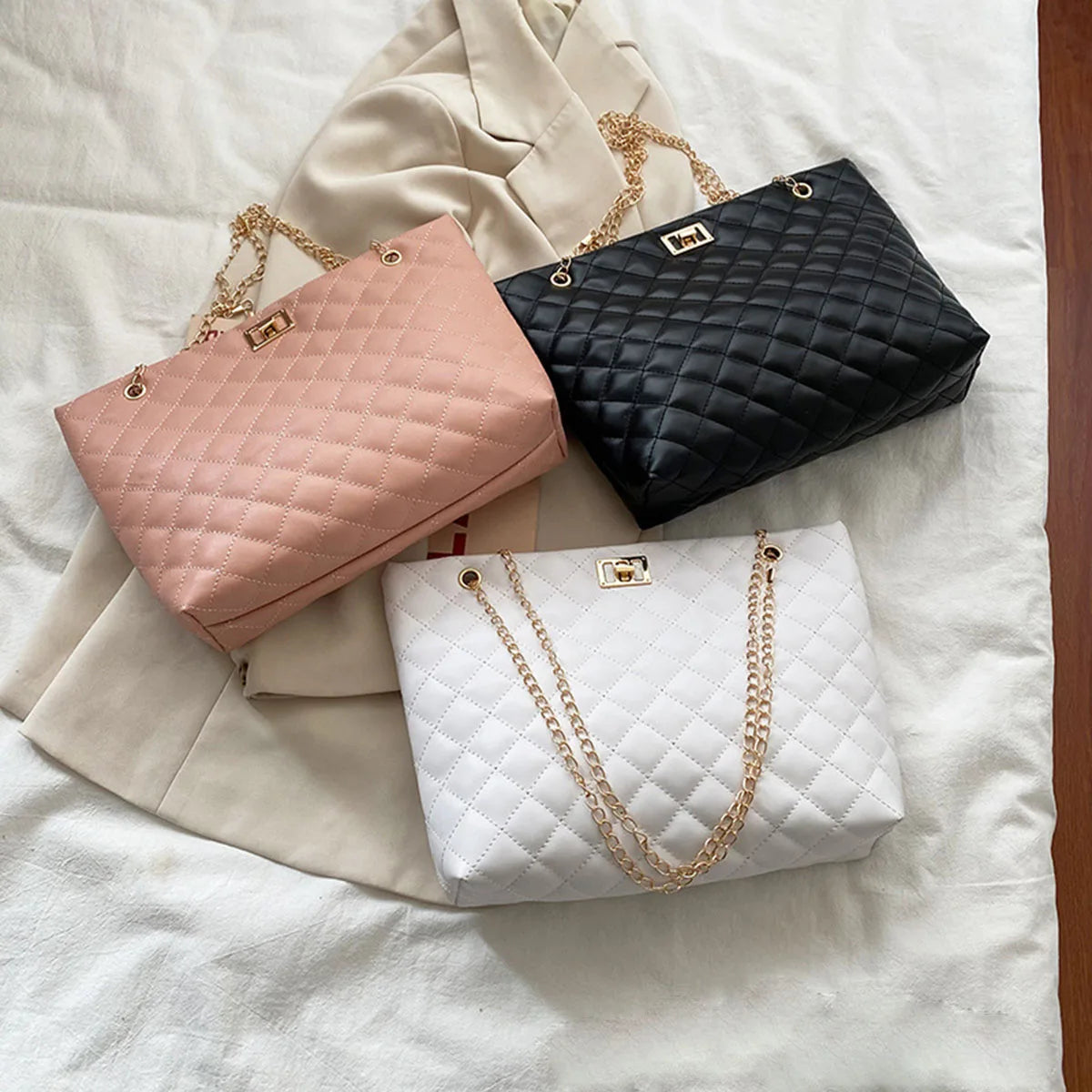 Luna Diamond Structured Bag