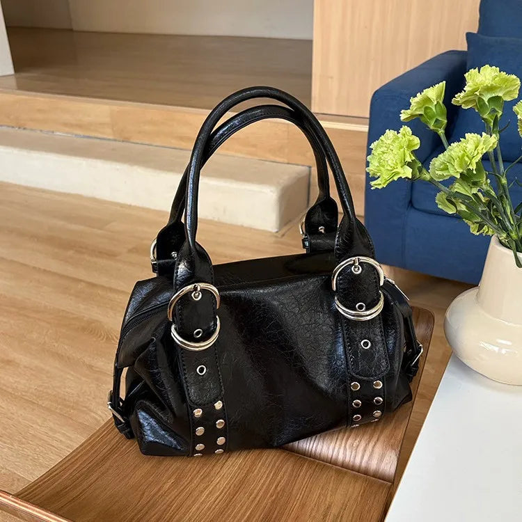 Luna Rebel Rivet Shoulder Bag