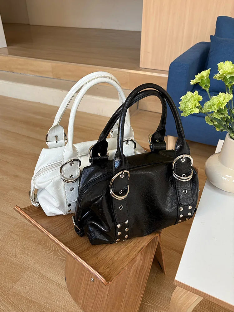 Luna Rebel Rivet Shoulder Bag
