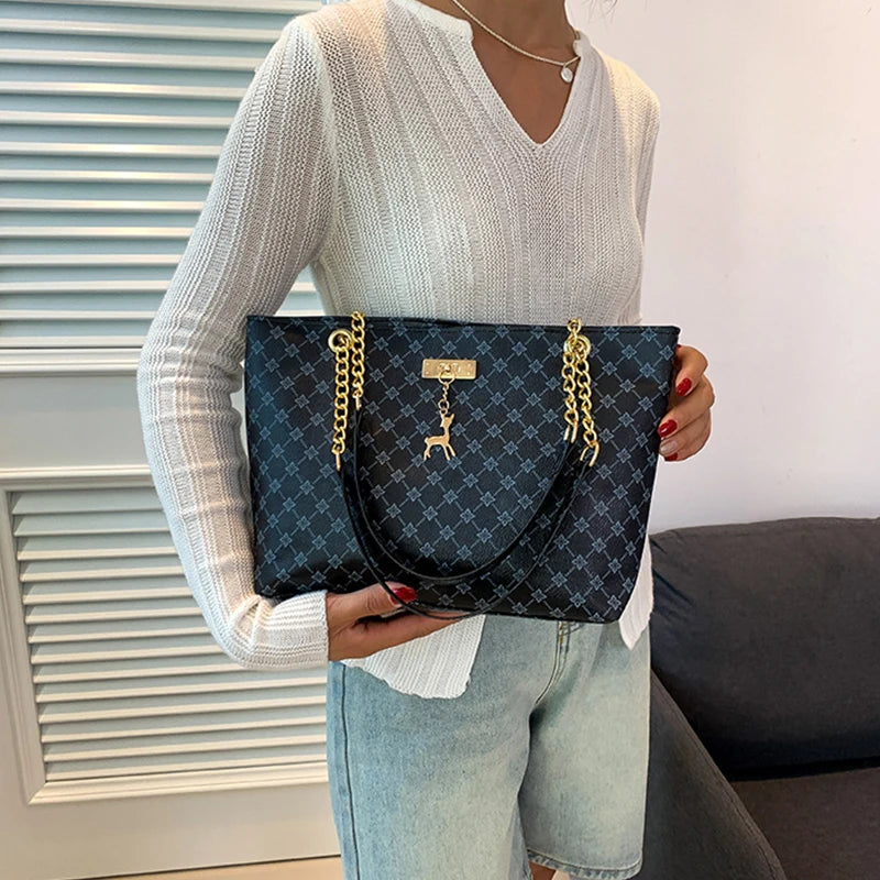 Luna Mae Soft Leather Tote