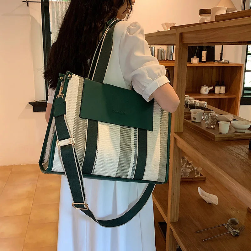Luna Harper Stripe Tote