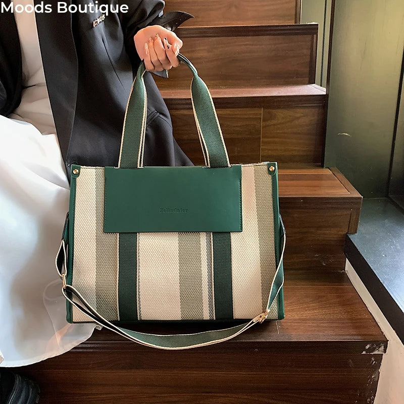 Luna Harper Stripe Tote