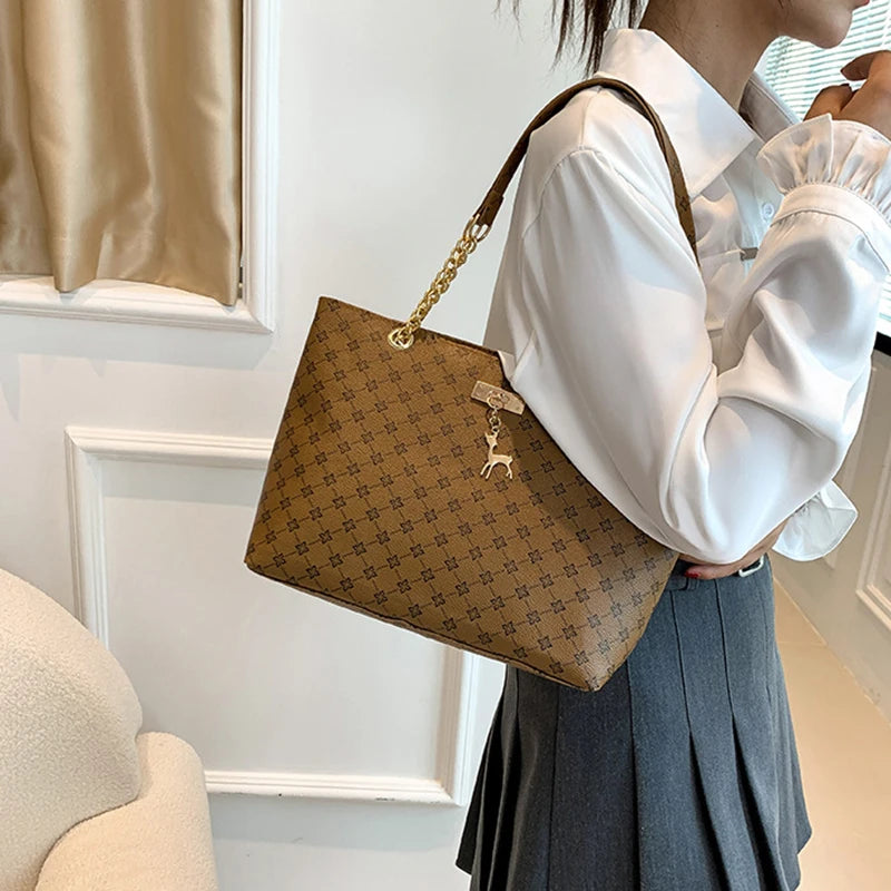 Luna Mae Soft Leather Tote