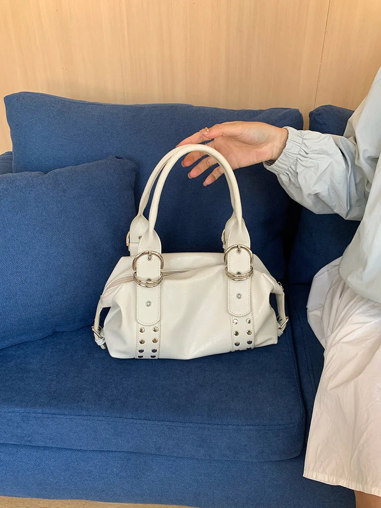 Luna Rebel Rivet Shoulder Bag