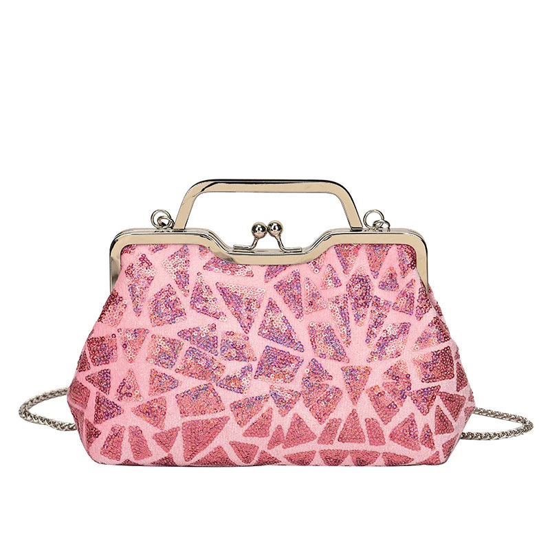 Luna Aurora Sequin Clutch