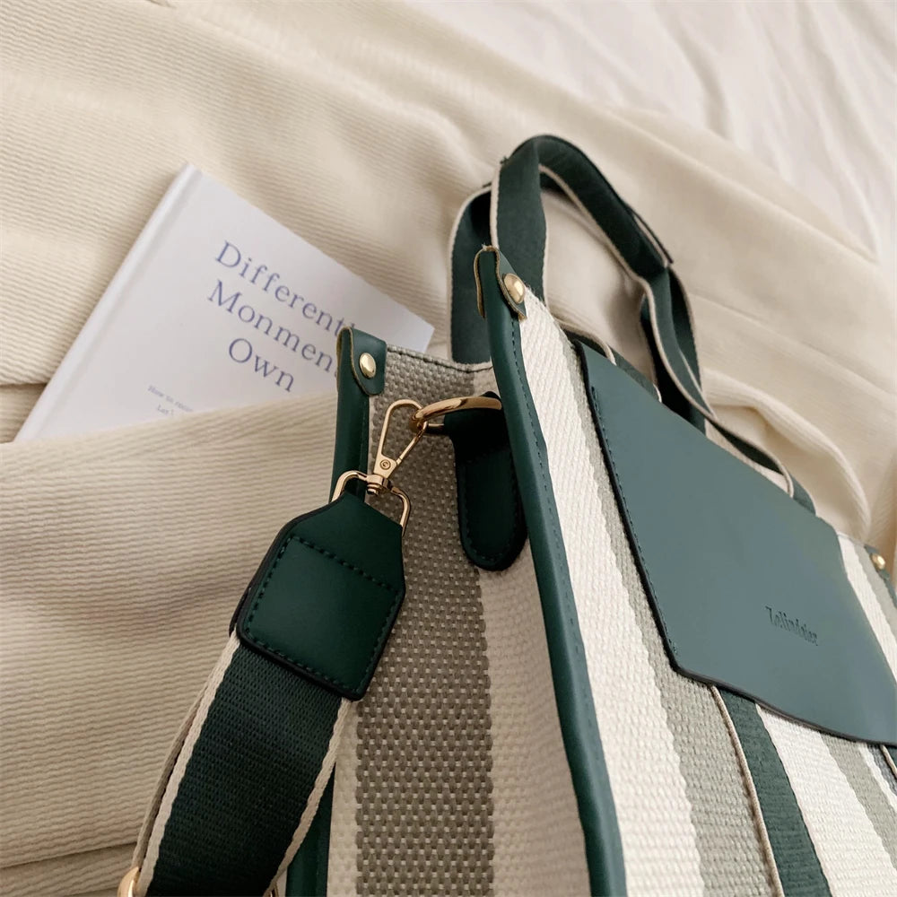 Luna Harper Stripe Tote
