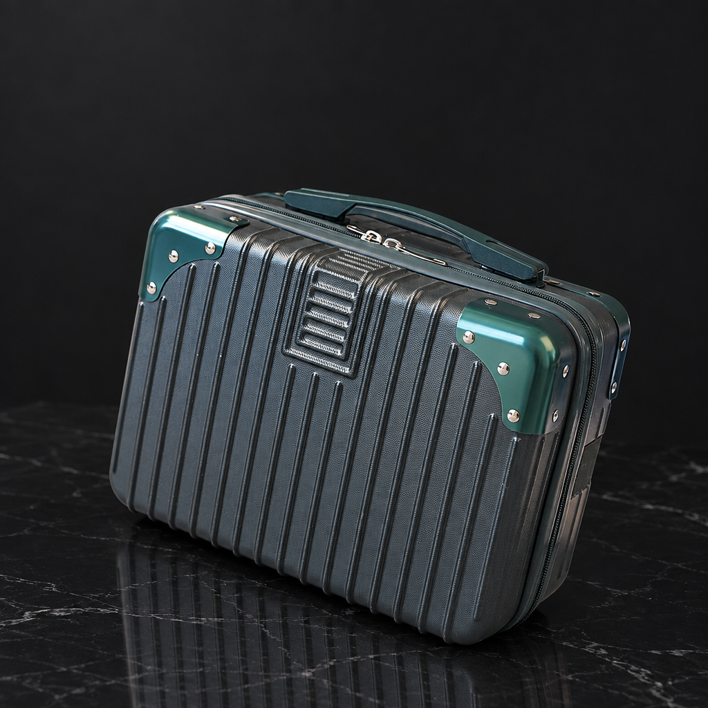 Accurate Dark Green carry-on case