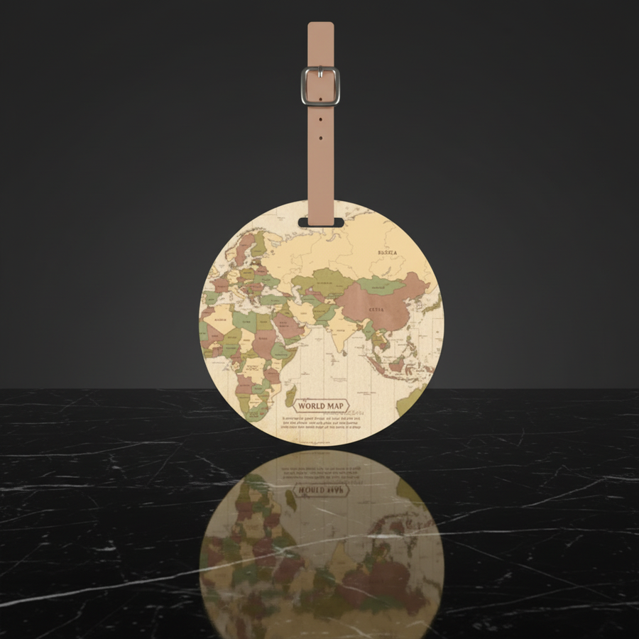 Atlas Luggage Tags – Yellow