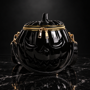 Black pumpkin crossbody, Luna style