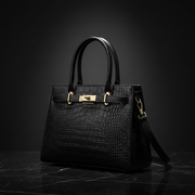 Red Scarlet Crocodile-Embossed Genuine Leather Bag Handbags product image 3