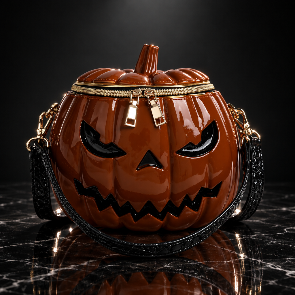 Brown pumpkin crossbody, Luna style