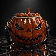 Brown pumpkin crossbody, Luna style