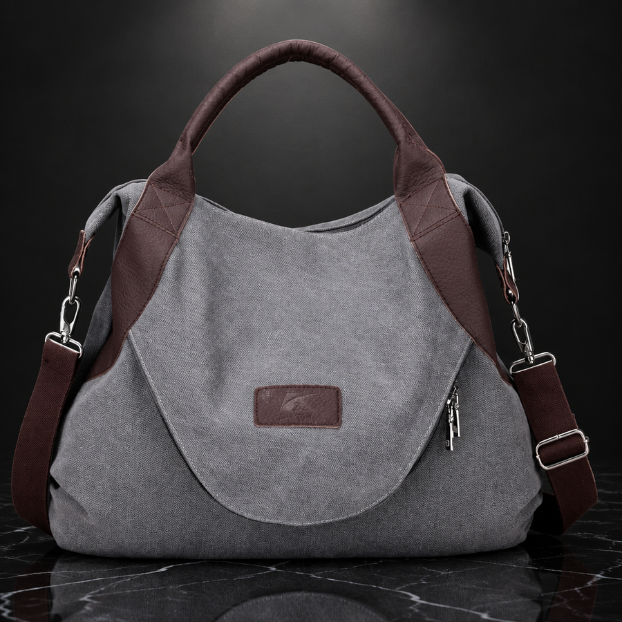 Minimalist Retro Shoulder Canvas Tote