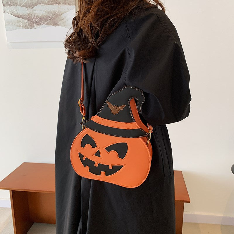 Halloween Pumpkin Witch Bag Crossbody Bag main product image