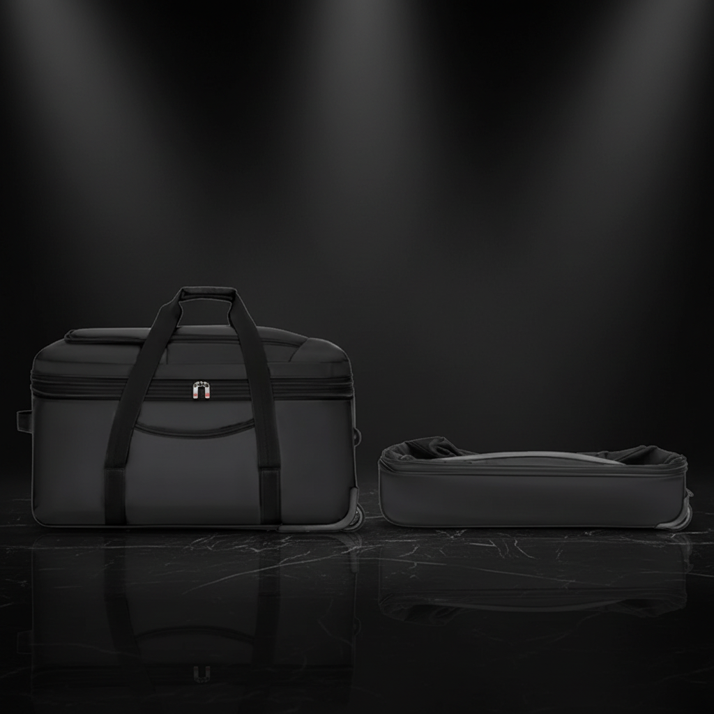 Clean folded suitcase comparison