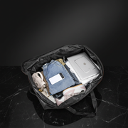 Clean packed suitcase