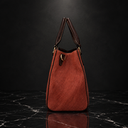 Cowhide retro tote Luna shot 3