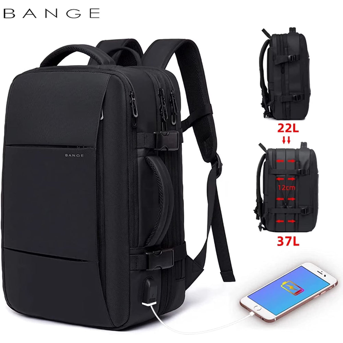 BANGE Carry-On Travel Backpack Backpacks product image 28