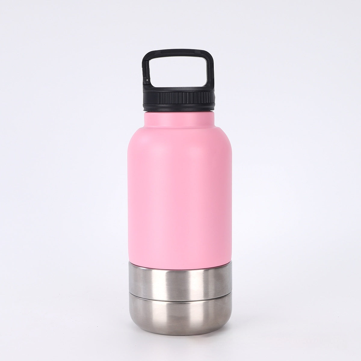 Outdoor Thermal Pet Feeder Water Bottle Screw-on Pet Travel product image 8