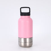 Outdoor Thermal Pet Feeder Water Bottle Screw-on Pet Travel product image 8
