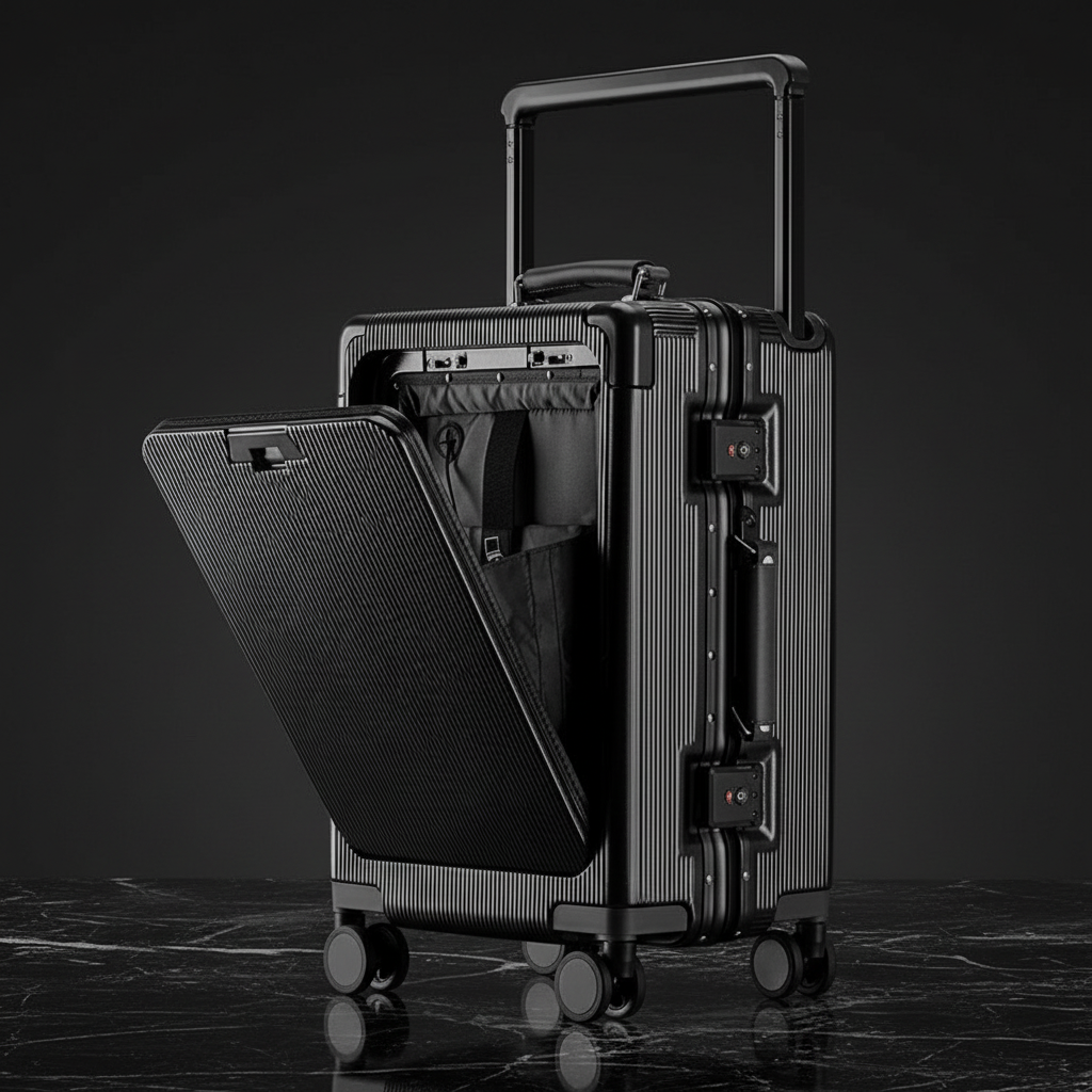 Draw-bar suitcase preview 8