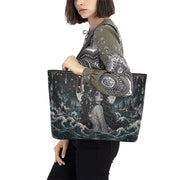 LUNA Moonlit Siren Faux Leather Tote