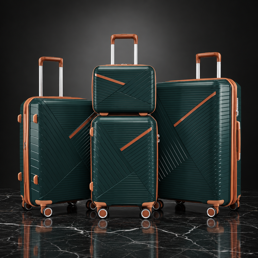 4-Piece Traveler Starter Luggage Set