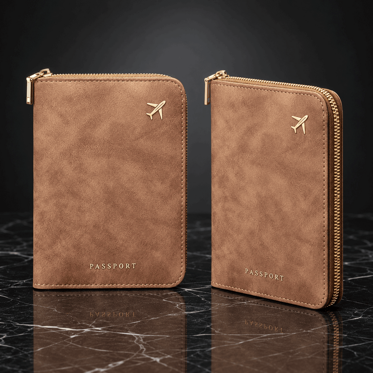 Marbled RFID Anti-Theft Passport Holder Wallets product image 12