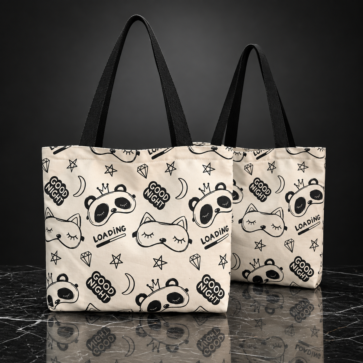 Artistic Canvas Tote Bag Tote Bags main product image