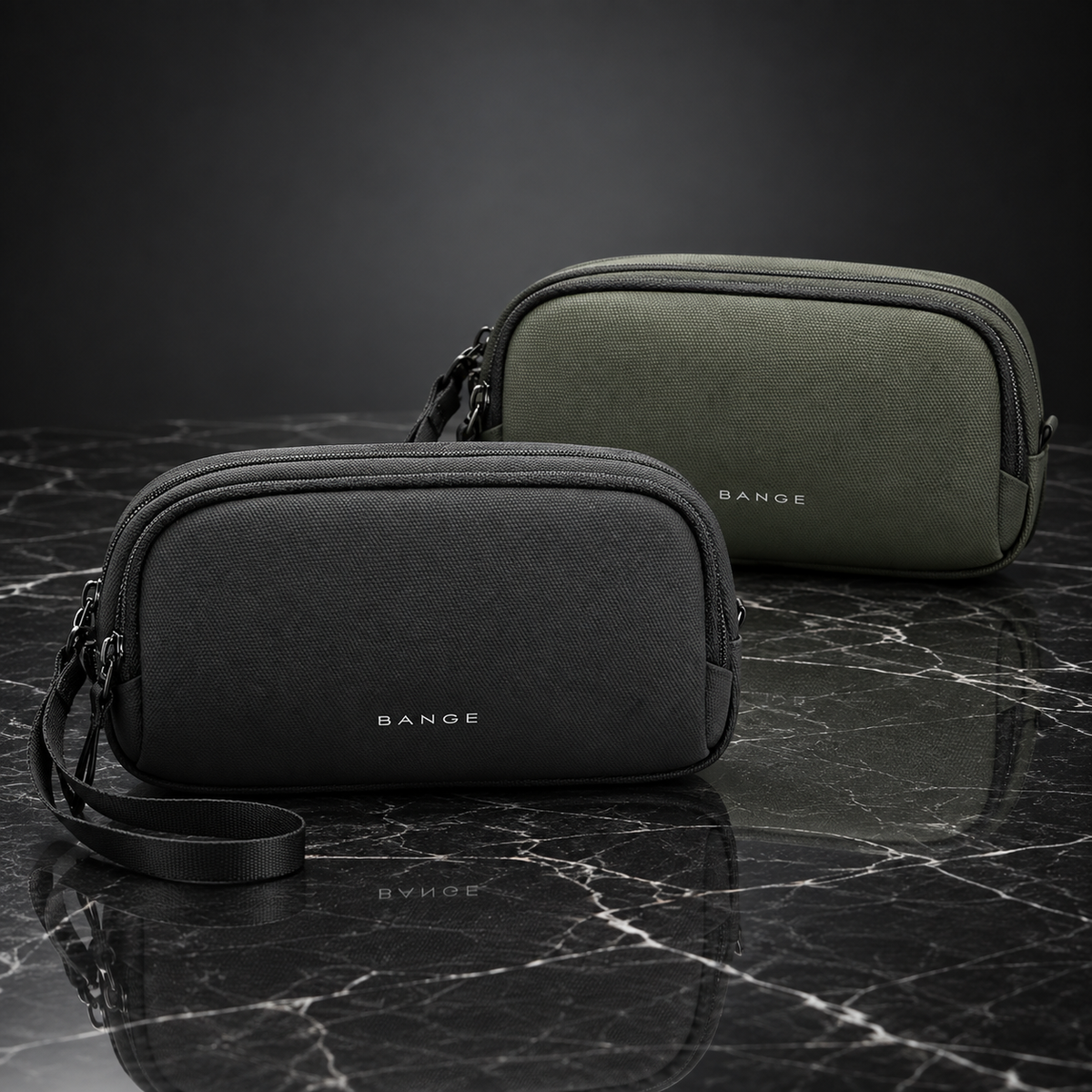 BANGE Minimalist Dual-Layer Waterproof & Tangle-Free Cable Organizer Travel Organizer main product image