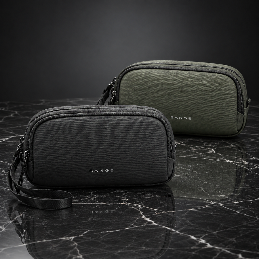 BANGE Minimalist Dual-Layer Waterproof & Tangle-Free Cable Organizer