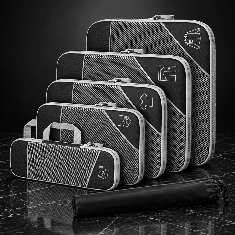 3-6 Piece Travel Compression Storage Bag Set