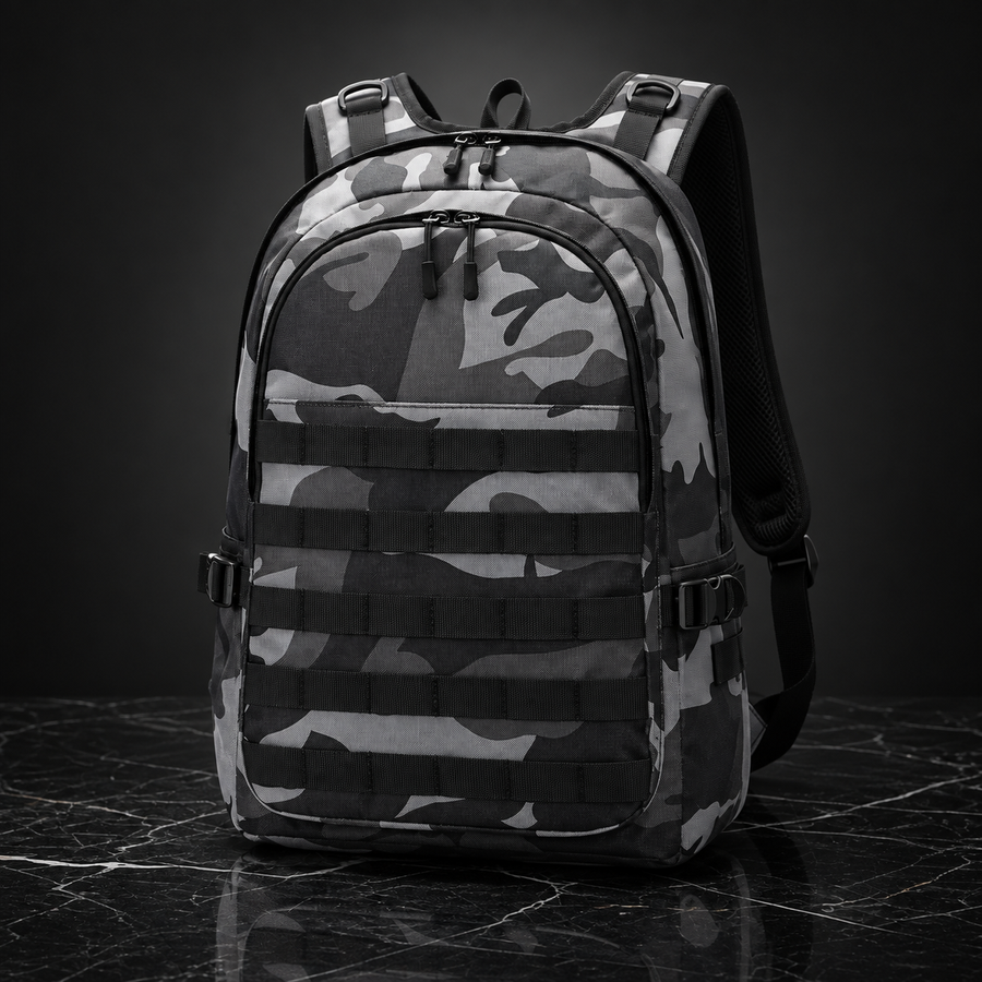 Tactical USB Camouflage Backpack