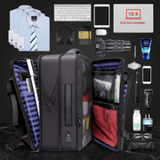 Expandable business laptop backpack preview 4