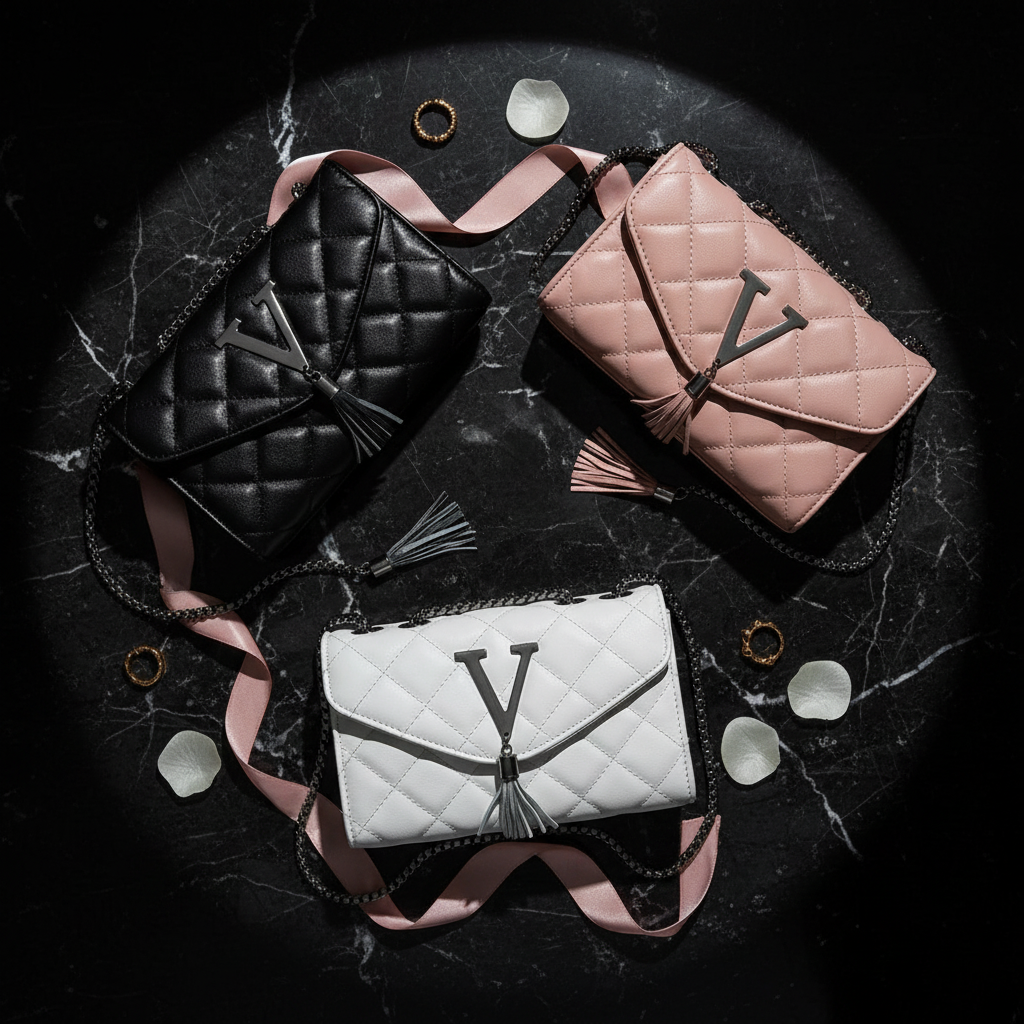 Quinn Quilted Chain Bag Handbags product image 8