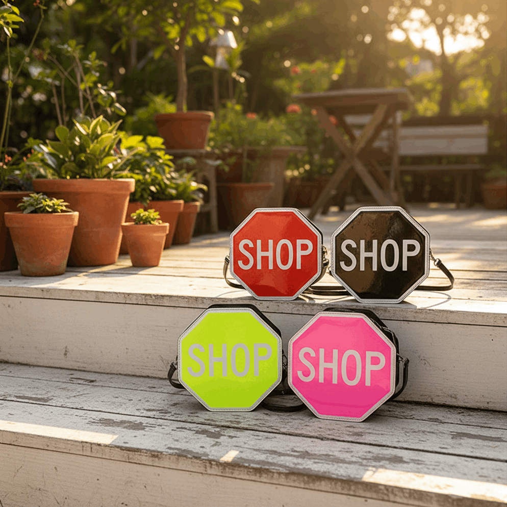 SHOP TALK Stop Sign Crossbody Novelty Bag product image 12
