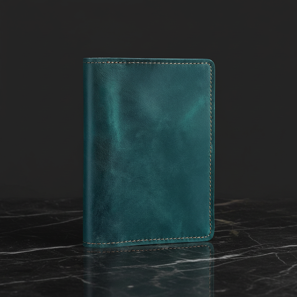 Genuine leather passport wallet preview 10