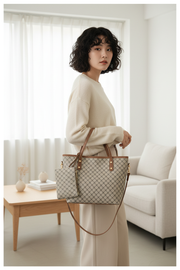 Geometric tote lifestyle 3
