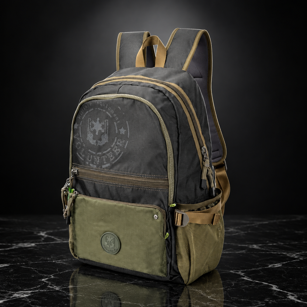 Gray Green medium backpack