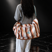 Dots & Stripes Oxford Travel Duffle