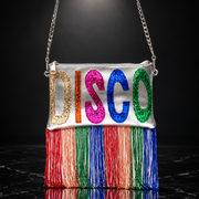 Retro Disco Metallic Clutch Bag