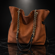 Chain-Handle Everyday Tote Bag
