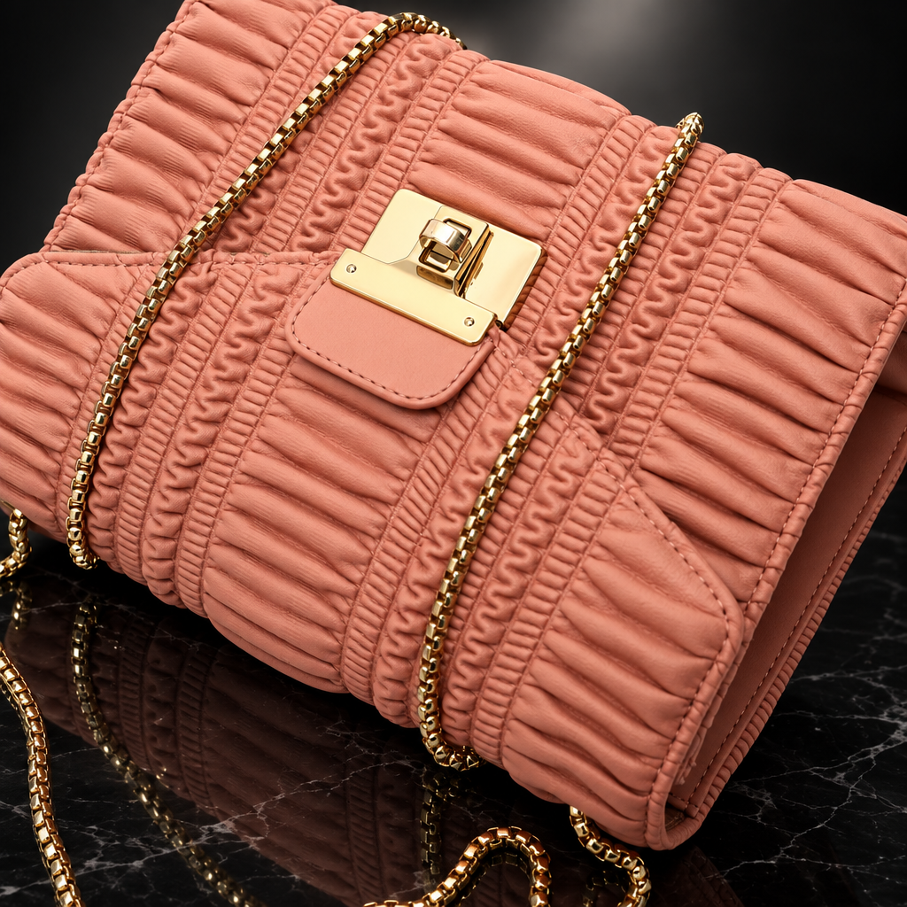Horizontal Stripes Shoulder Bag