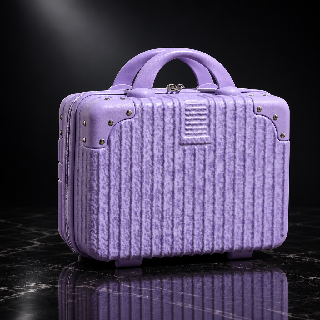 Vintage Hardshell Carry-On Storage Case, 14-inch