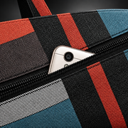 Plaid Print Large Capacity Tote Bag