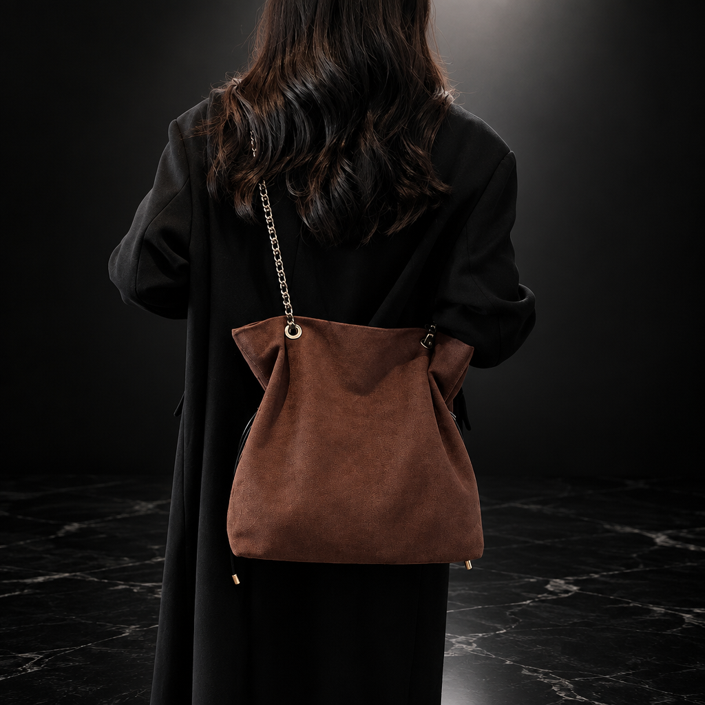 Chain-Handle Everyday Tote Bag
