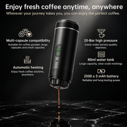 Portable 3-in-1 Espresso Machine with Digital Display