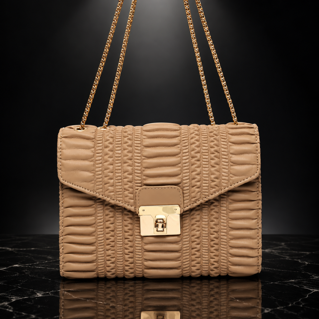 Horizontal Stripes Shoulder Bag
