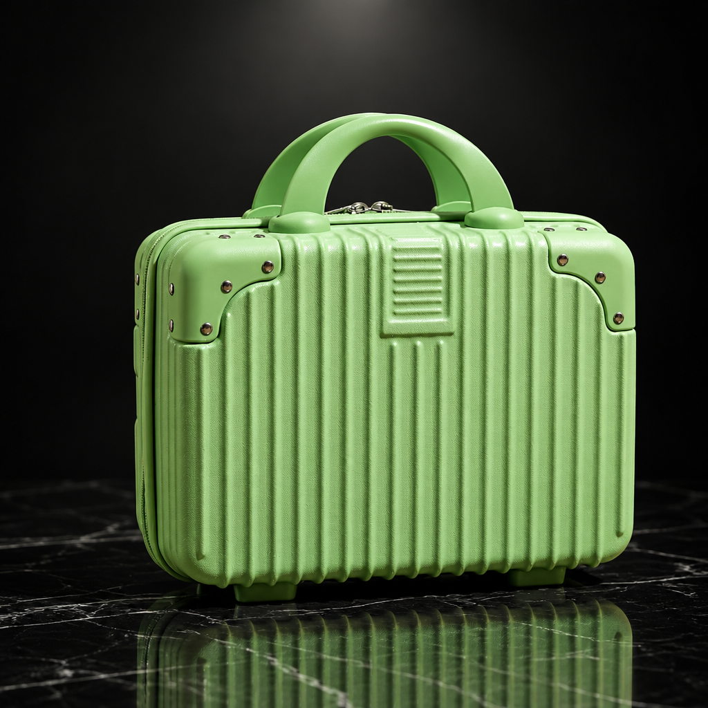 Vintage Hardshell Carry-On Storage Case, 14-inch