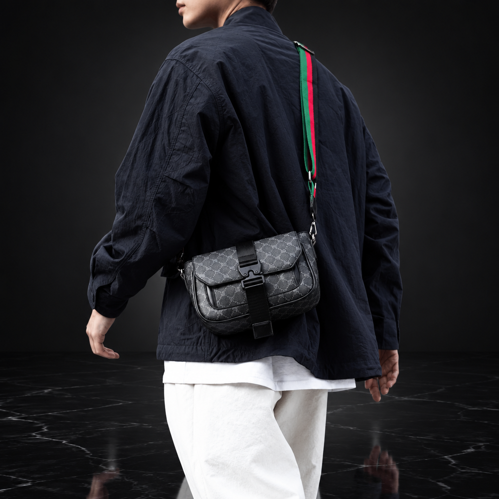 Unisex Saddle Crossbody Bag